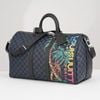 Túi du lịch Louis Vuitton Ecobalthe Jungle Keepall Bandoulière Damier Cobalt size 45