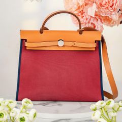 Túi Hermès Herbag Zip PM Rouge Casaque Handbag size 31