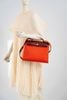 Túi đeo Hermès Herbag Zip Fauve Vache & Orange Mecano Toile Size 31