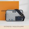 Túi đeo Louis Vuitton Monogram Satellite Alpha Messenger Black Grey size 26