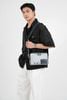 Túi đeo Louis Vuitton Monogram Satellite Alpha Messenger Black Grey size 26