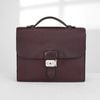 Clutch Hermès Sac à Dépêches Bordeaux Cowhide (Đỏ mận)
