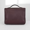 Clutch Hermès Sac à Dépêches Bordeaux Cowhide (Đỏ mận)