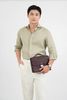 Clutch Hermès Sac à Dépêches Bordeaux Cowhide (Đỏ mận)