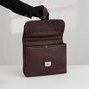 Clutch Hermès Sac à Dépêches Bordeaux Cowhide (Đỏ mận)