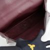 Clutch Hermès Sac à Dépêches Bordeaux Cowhide (Đỏ mận)