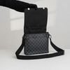 Túi đeo Louis Vuitton District Messenger Damier Graphite size PM 25 (Đen)