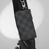 Túi đeo Louis Vuitton Trio Messenger Damier Graphite 3D size 25