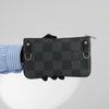 Túi đeo Louis Vuitton Trio Messenger Damier Graphite 3D size 25
