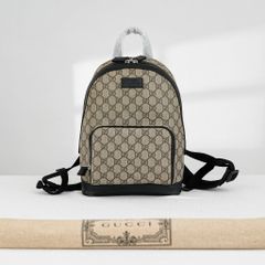 Balo Gucci GG Supreme Monogram Beige/Black size 29