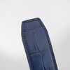 Thắt lưng Hermès H Guillochée Indigo Crocodile (Xanh Tím) size (95-100)