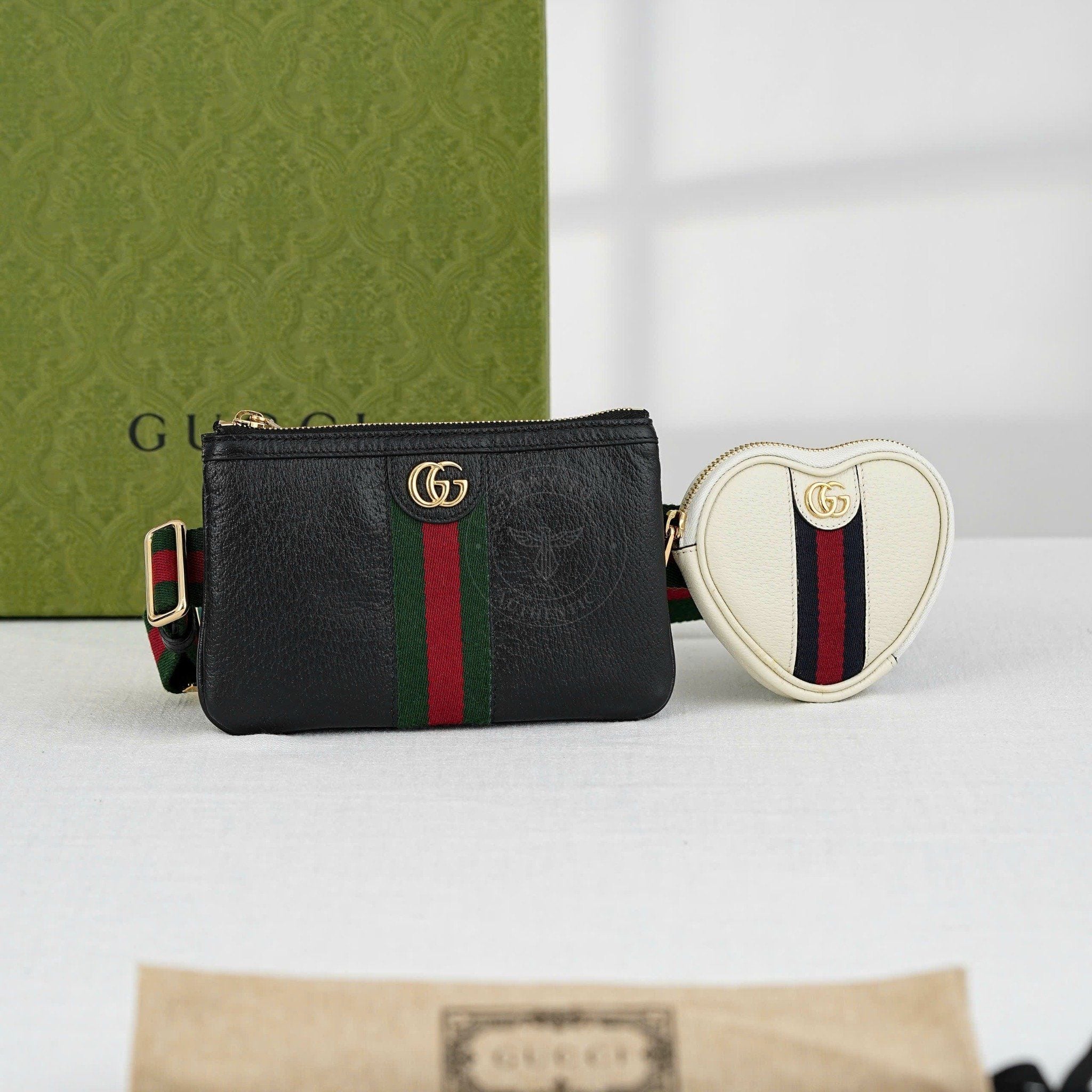 Túi đeo Gucci Ophidia Utility Heart Goat Skin
