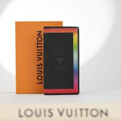 Ví dài Louis Vuitton Brazza Rainbow Taiga/Calfskin