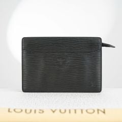 Clutch Louis Vuitton Epi Pochette Homme Noir Epi