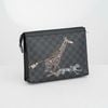 Clutch Louis Vuitton Voyage Damier Graphite (Wild Animals Edition)