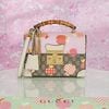 Túi Gucci Padlock Les Pommes GG Supreme Bamboo Satchel Beige