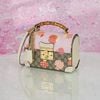 Túi Gucci Padlock Les Pommes GG Supreme Bamboo Satchel Beige