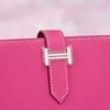 Ví dài Hermès Bearn Bifold Rose Tyrien Epsom