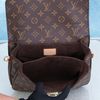 Túi đeo chéo Louis Vuitton Pochette Métis S-Lock Monogram Ebene