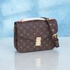 Túi đeo chéo Louis Vuitton Pochette Métis S-Lock Monogram Ebene