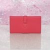 Ví dài Hermès Bearn Bifold Rose Jaipur Chèvre Mysore