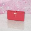 Ví dài Hermès Bearn Bifold Rose Jaipur Chèvre Mysore