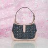Túi Gucci Jackie 1961 Mini GG Embroidered Denim Floral (Limited) size 27