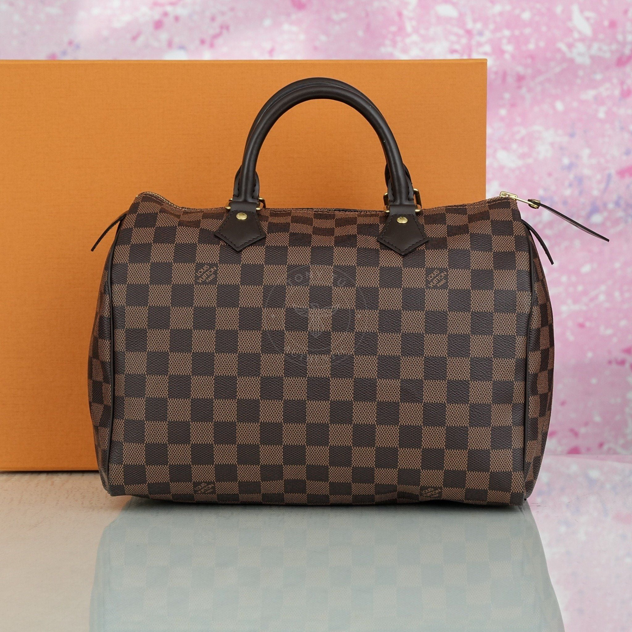 Túi du lịch Louis Vuitton Speedy Bandoulière Damier Ebene size 30
