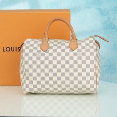 Túi du lịch Louis Vuitton Speedy Bandoulière Damier Azur size 30 (Trắng Xanh)