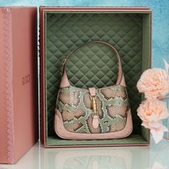 Túi Gucci Jackie 1961 Multi-Exotic Leather (Python/Ostrich) (Limited) size 27