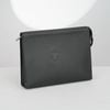 Clutch Louis Vuitton Pochette Voyage MM Noir Taiga (Đen)