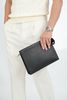 Clutch Louis Vuitton Pochette Voyage MM Noir Taiga (Đen)