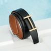 Thắt lưng Hermès H Buckle Reversible Box Calf/Togo size 85 (Đen/Nâu Gold)