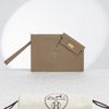 Clutch / Pouch Hermès Kelly Pocket To Go Étoupe Epsom (Nâu xám) (Unisex)