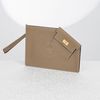 Clutch / Pouch Hermès Kelly Pocket To Go Étoupe Epsom (Nâu xám) (Unisex)