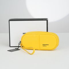 Túi đeo/clutch Dsquared2 Long Pill Calfskin (Vàng)