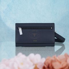 Túi đeo chéo Christian Dior Wearable Wallet Bleu Nuit Calfskin