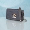 Túi đeo Louis Vuitton Epi Twist Chain Wallet Dark Denim size 19