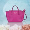 Túi Gucci Swing Mini Tote in Cowhide Pink size 25