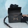 Túi Gucci Azalea Horsebit 1955 Goatskin size 18 (Đen)