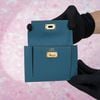 Ví nhỏ Hermès Kelly Pocket Compact Bleu Electrique Epsom