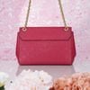 Túi Louis Vuitton Vavin Fauve Monogram Empreinte size PM (Đỏ Ruby)