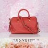 Túi đeo Louis Vuitton Speedy Red Empreinte Monogram size 25