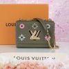 Túi Louis Vuitton Twist MM Mechanical Flower Khaki Epi (Limited)
