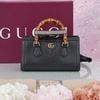 Túi Gucci Mini Diana Bamboo in Black size 24