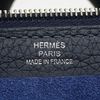 Clutch /Pouch Hermès Cabavertige Bleu Nuit Togo (Xanh Midnight) size 24