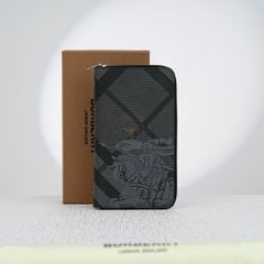 Ví dài Burberry Cavendish Checkered Canvas