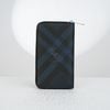 Ví dài Burberry Novacheck Zip Around Navy Blue