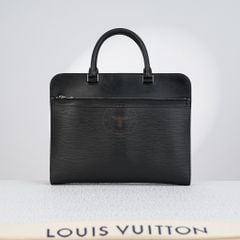 Cặp tài liệu Louis Vuitton Bassano MM Noir Epi size 39