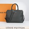 Cặp tài liệu Louis Vuitton Armand Gray Taurillon size 38